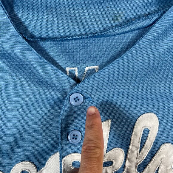 Brooklyn Dodgers Jersey Mens Large Robinson 42 MLB Baseball Majestic Cooperstown - Picture 12 of 12